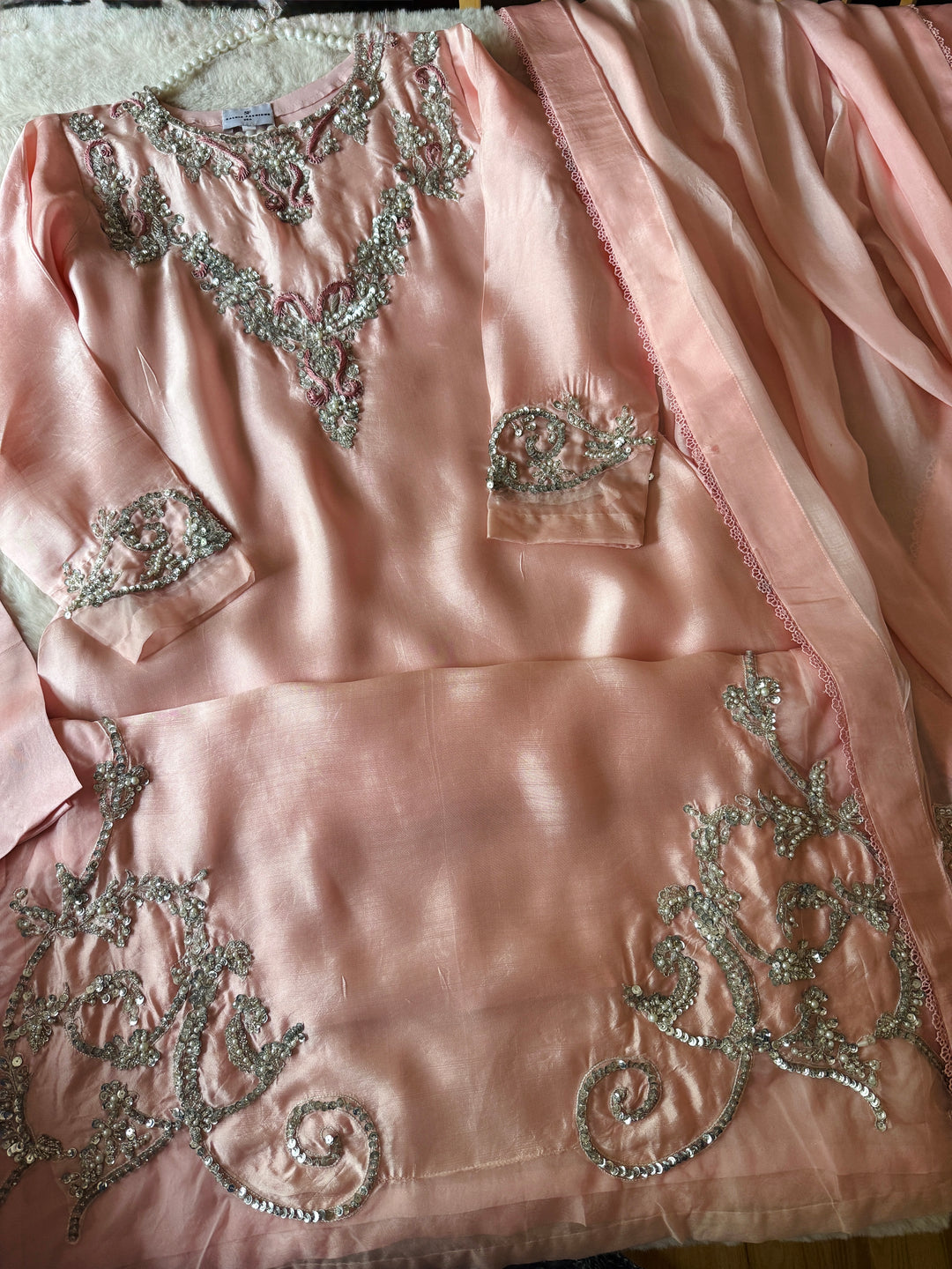 HEAVY PURE SILK CUSTOM PARTYWEAR MUSF01