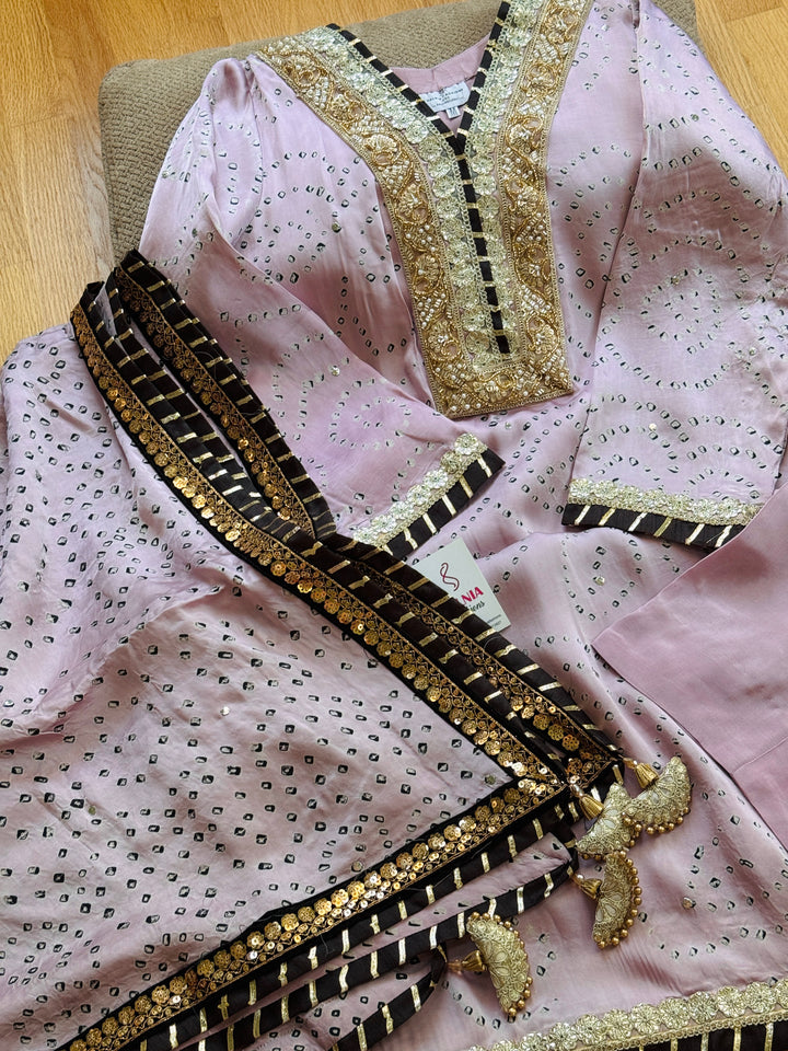 PURE SILK CHUNRI SUIT(CUSTOM SERIES) SFCH06