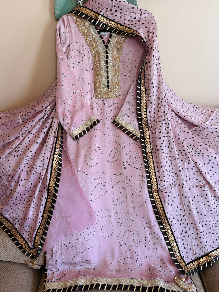 PURE SILK CHUNRI SUIT(CUSTOM SERIES) SFCH06