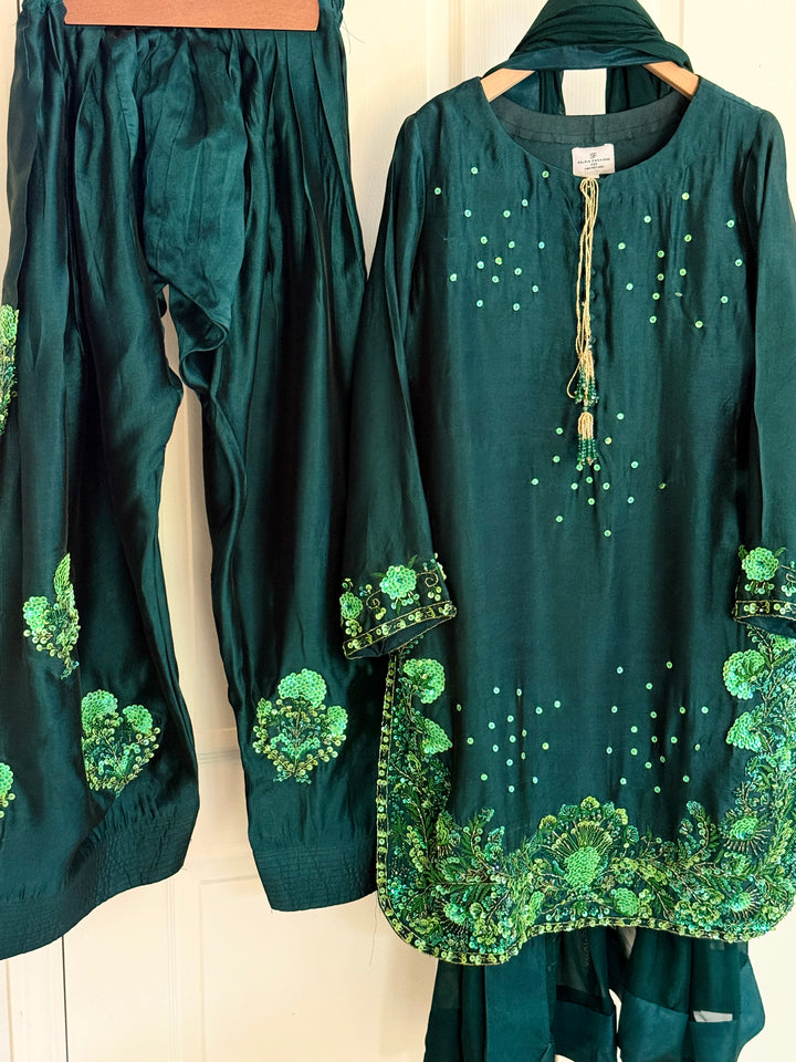 PURE SHEESHA SILK FARSHI SHALWAR FRSH41