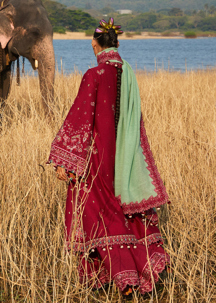 HUSSAIN REHAR LUXURY LAWN COLLECTION 2025 MAHOGANY