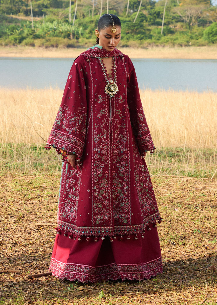 HUSSAIN REHAR LUXURY LAWN COLLECTION 2025 MAHOGANY
