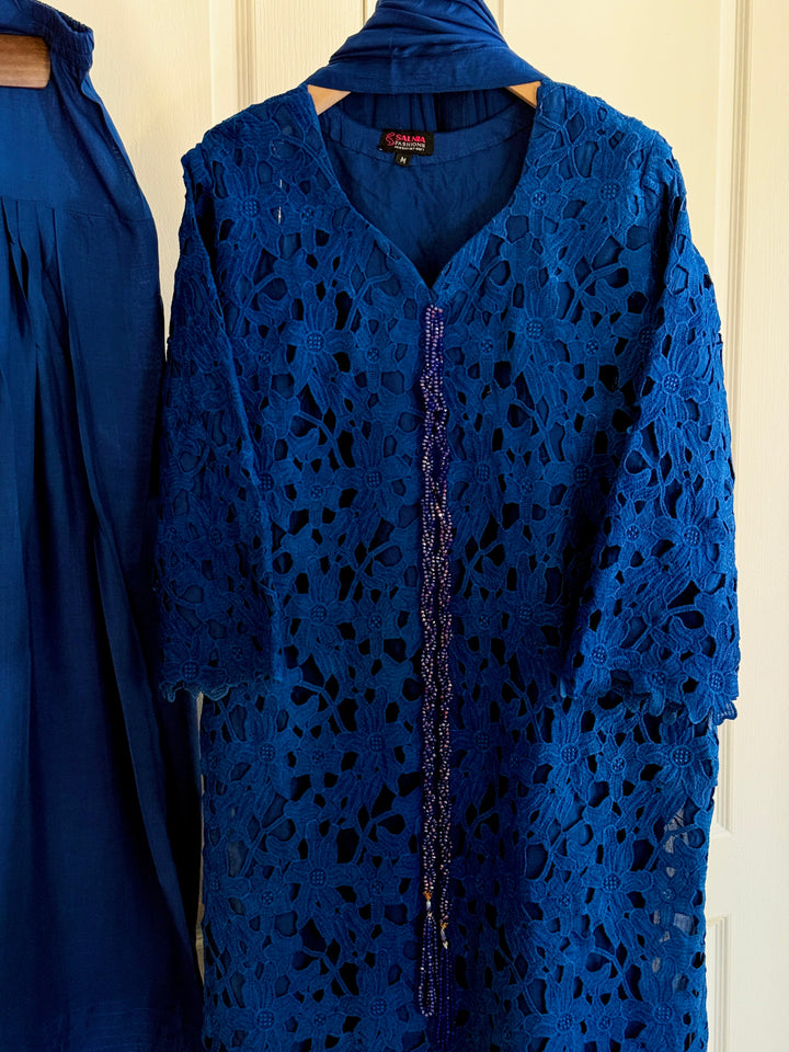 CUTWORK EMBROIDERED FARSHI SHALWAR SCFR12