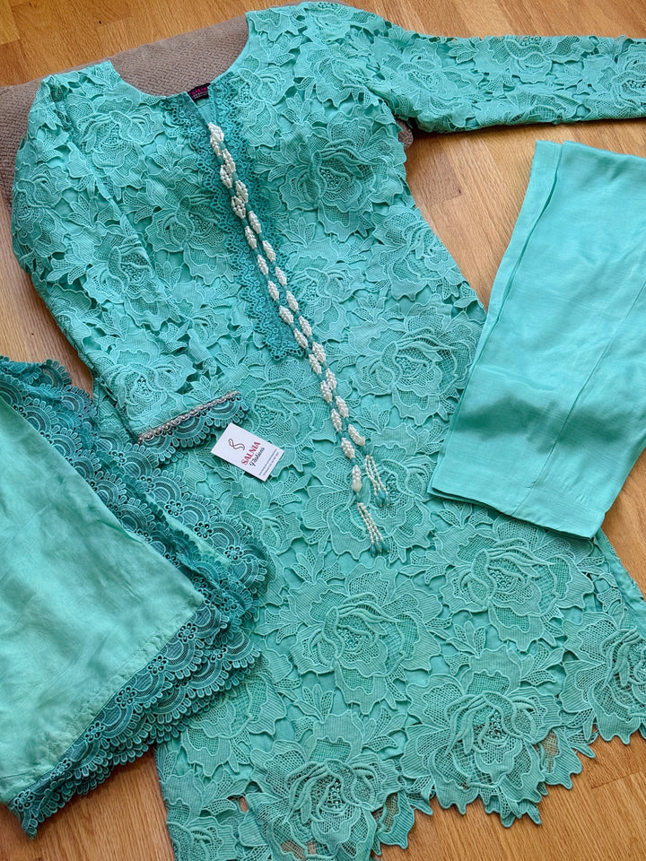 CUTWORK EMBROIDERED SUIT SCST17