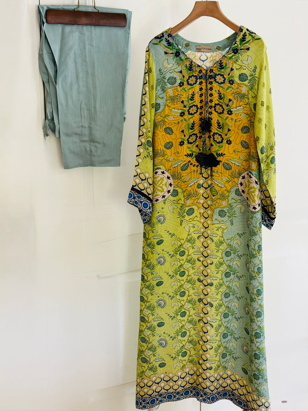 PURE CREPE SILK FUSION KAFTAN SFKF19