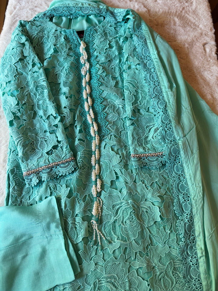 CUTWORK EMBROIDERED SUIT SCST17