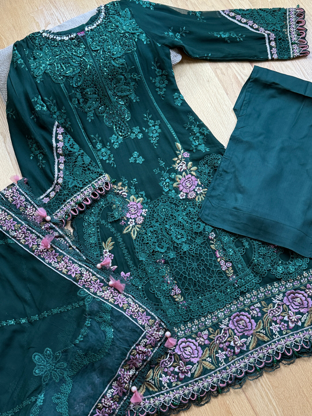 CHIFFON PARTYWEAR SUIT ALPW108