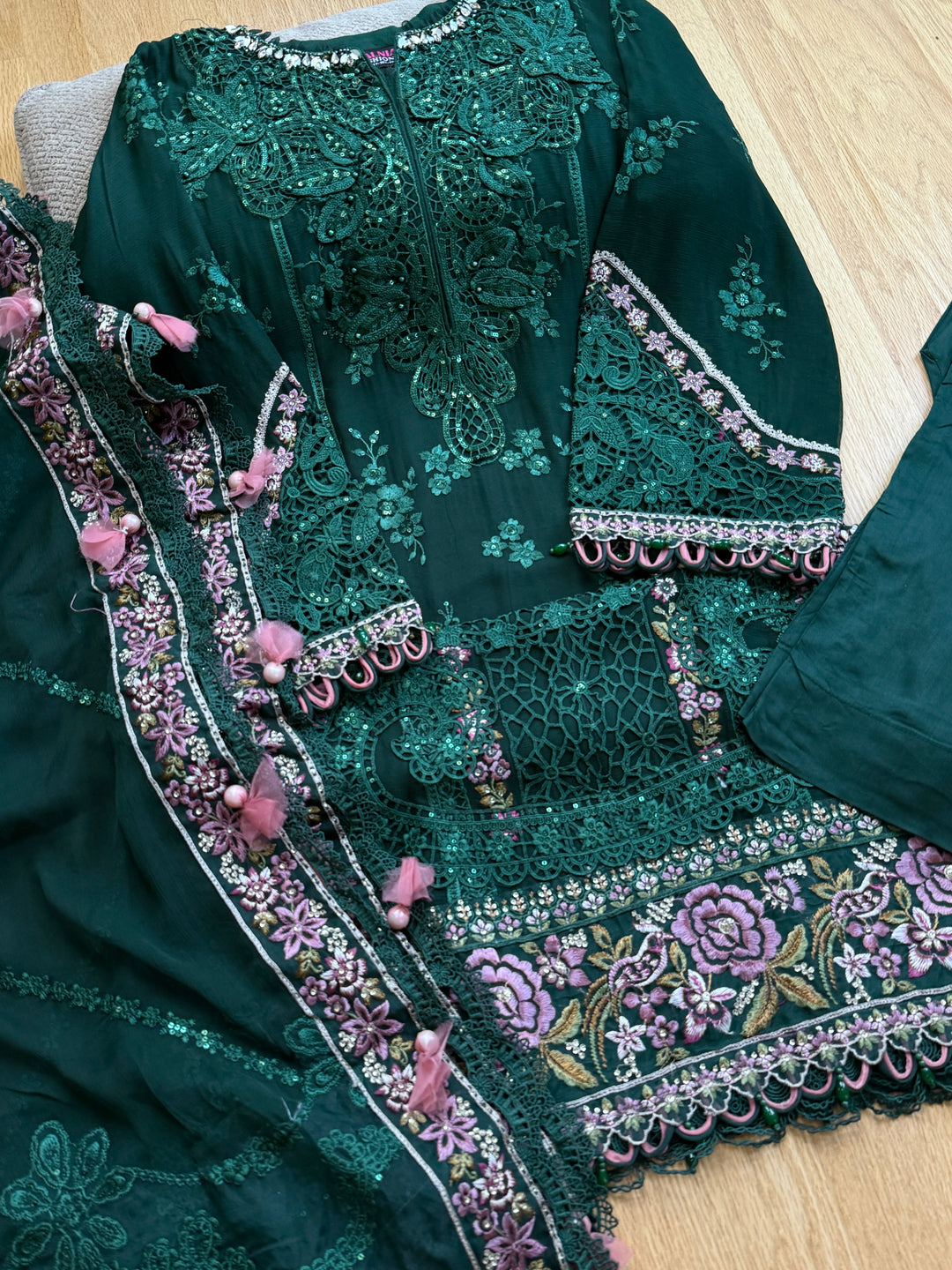 CHIFFON PARTYWEAR SUIT ALPW108