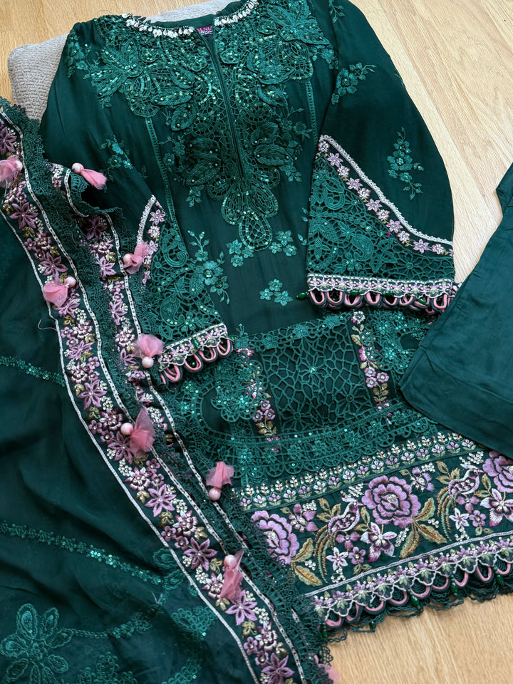 CHIFFON PARTYWEAR SUIT ALPW108