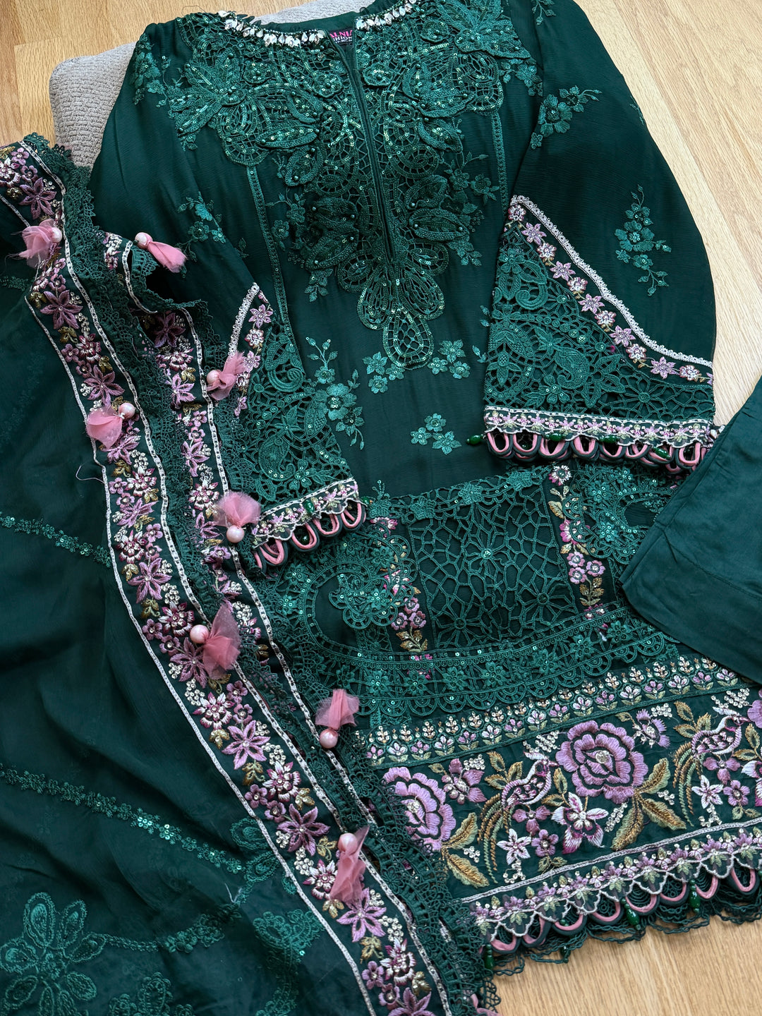CHIFFON PARTYWEAR SUIT ALPW108
