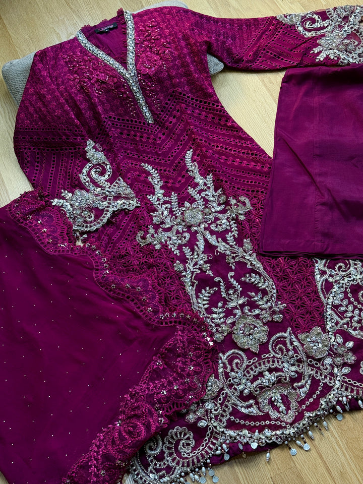 CHIFFON PARTYWEAR SUIT ALPW100