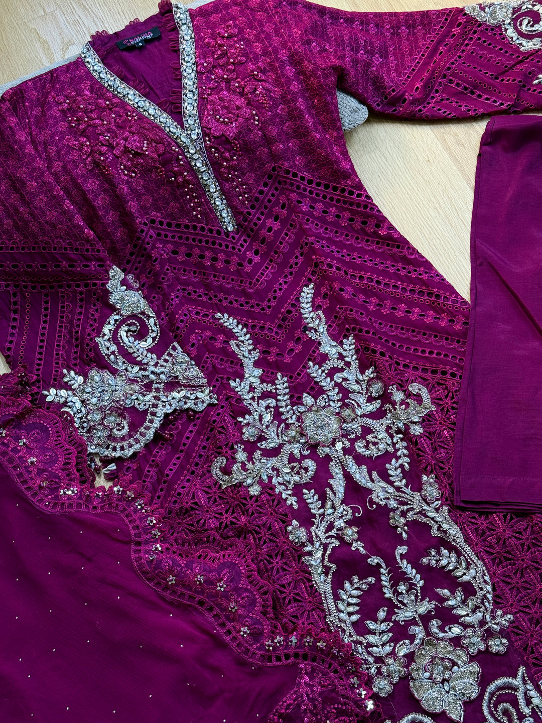 CHIFFON PARTYWEAR SUIT ALPW100