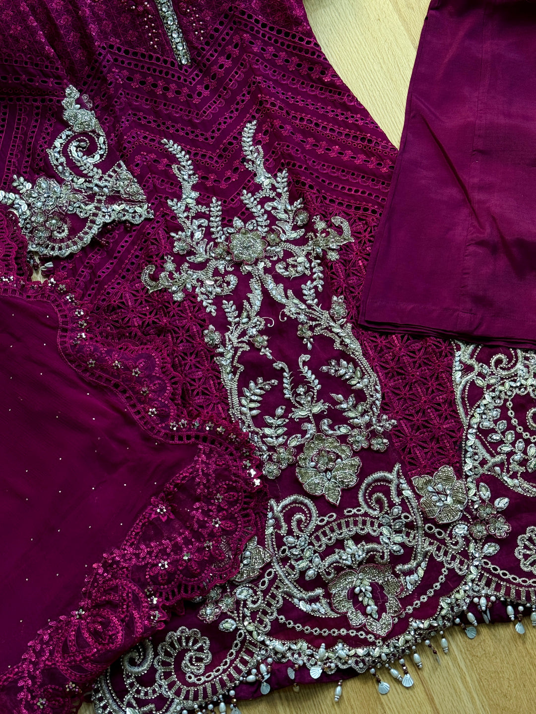 CHIFFON PARTYWEAR SUIT ALPW100