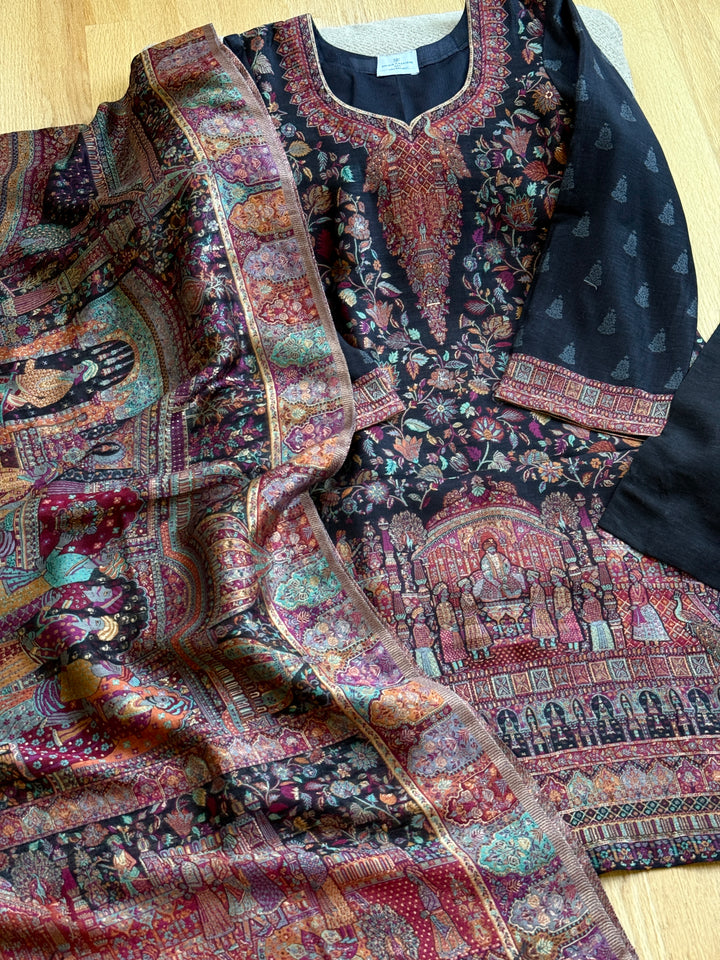 KHANI WOVEN PURE SILK SUIT KNSF02