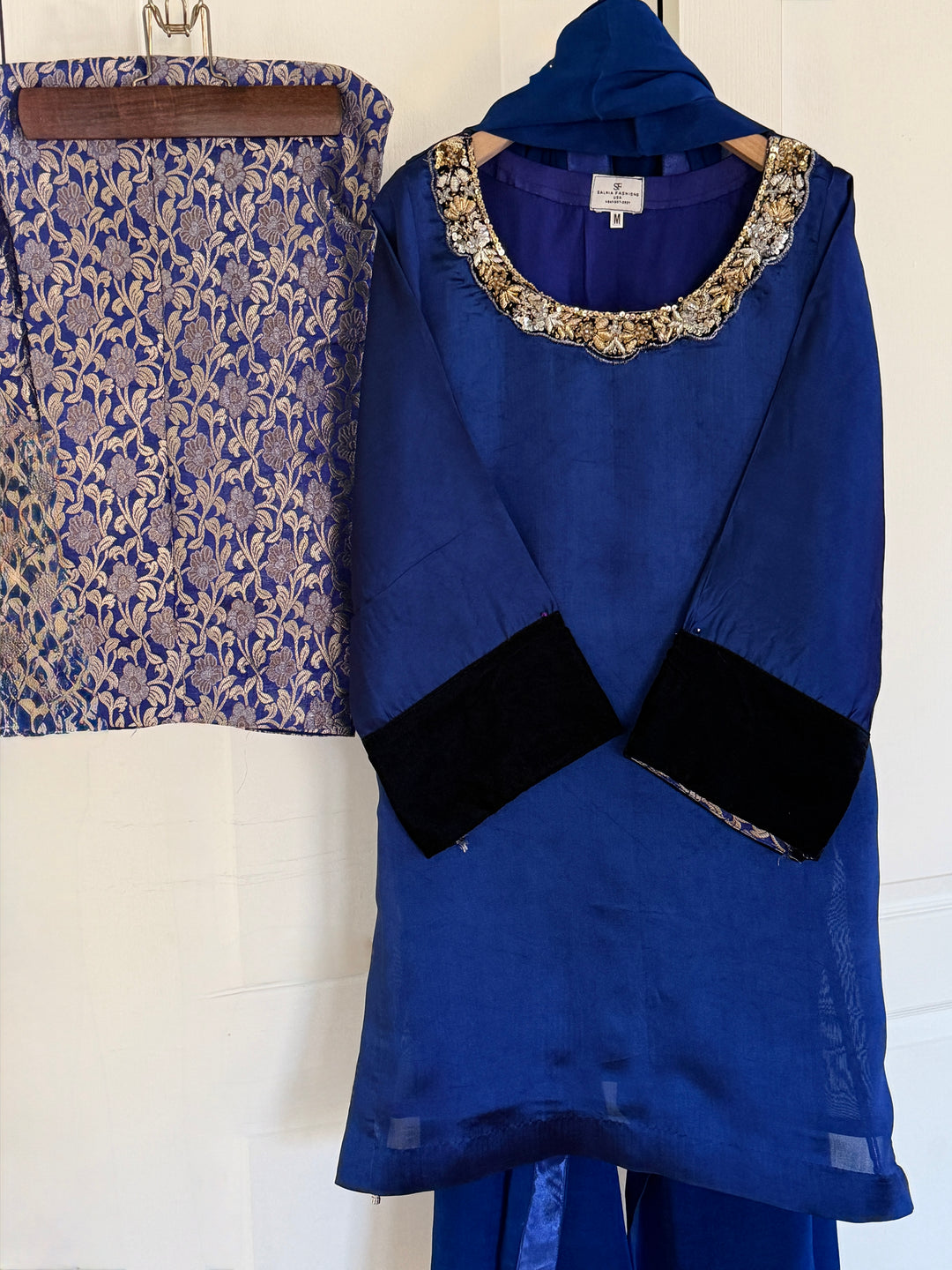 HANDWORK SHEESHA SILK PARTYWEAR SUIT CSPW02