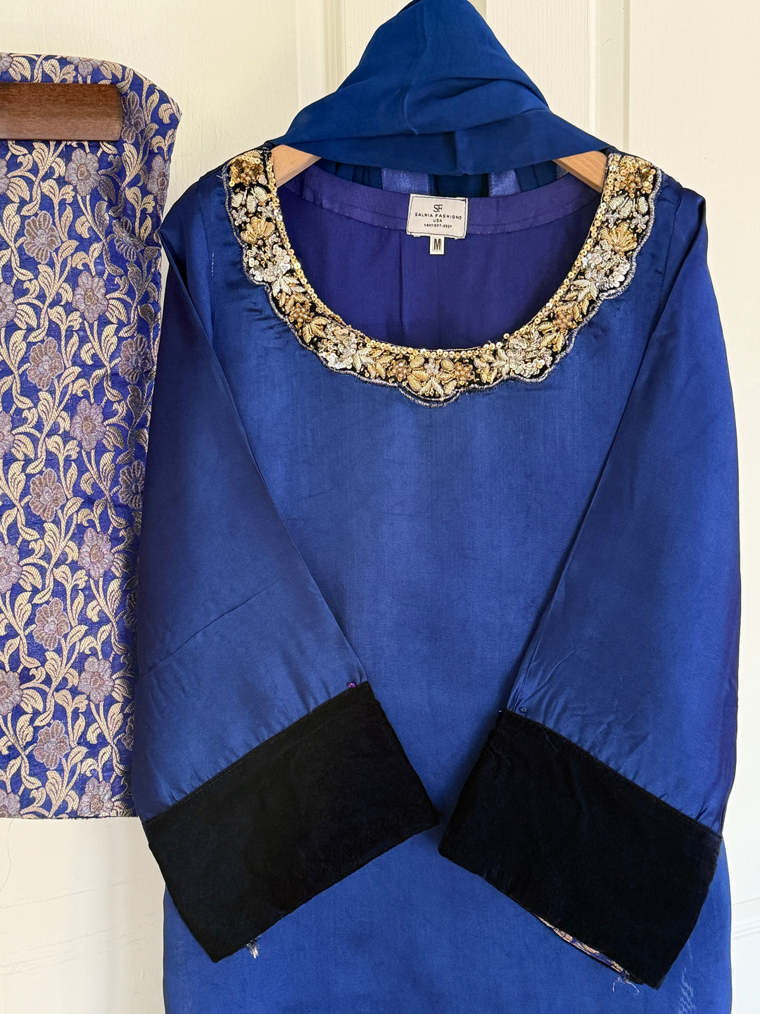 HANDWORK SHEESHA SILK PARTYWEAR SUIT CSPW02