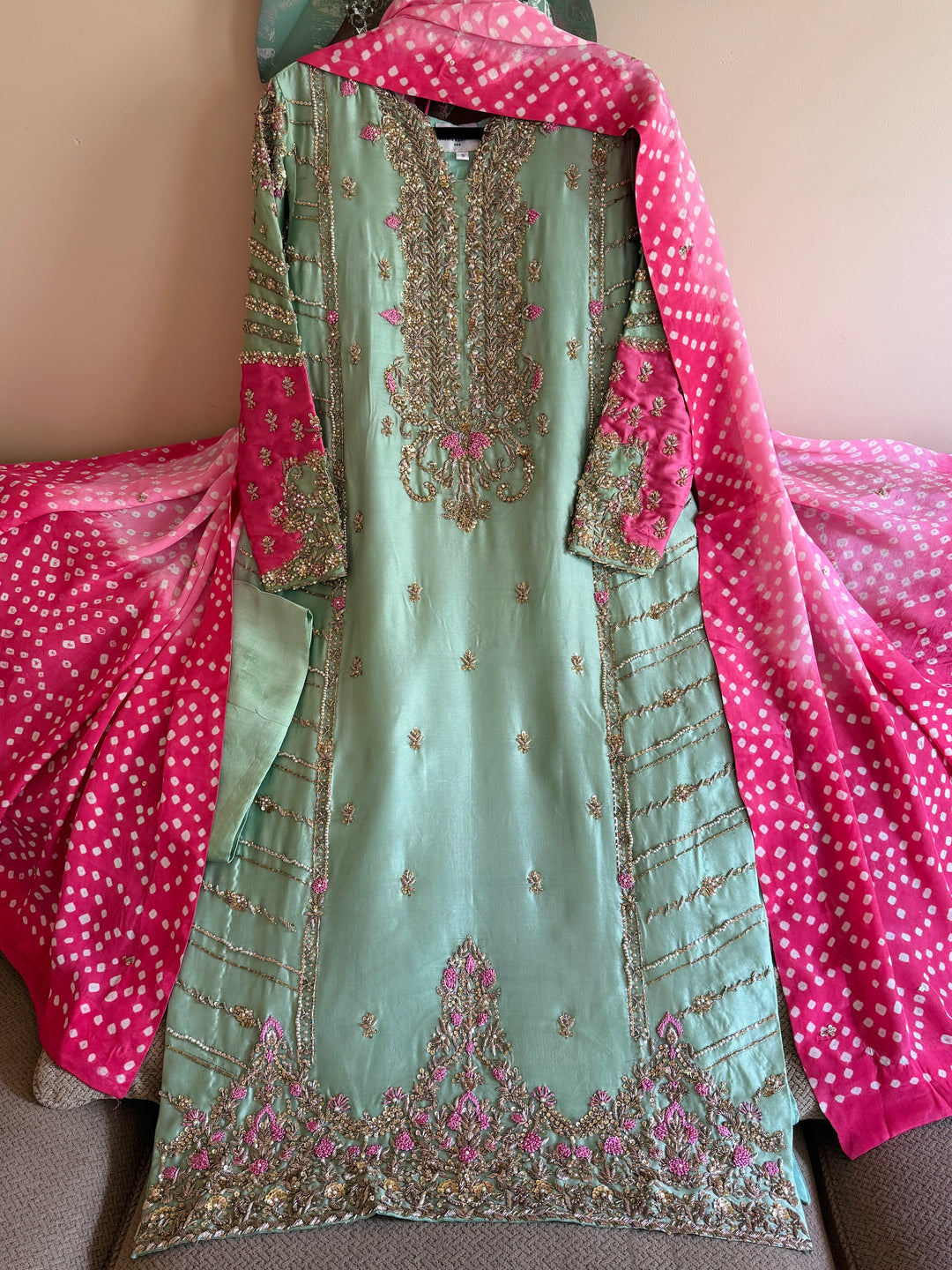 HEAVY CHUNRI WEDDING FORMAL PARTYWEAR MUSF11