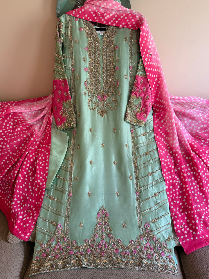 HEAVY CHUNRI WEDDING FORMAL PARTYWEAR MUSF11