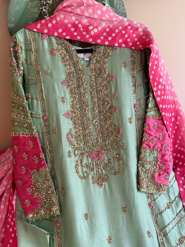 HEAVY CHUNRI WEDDING FORMAL PARTYWEAR MUSF11
