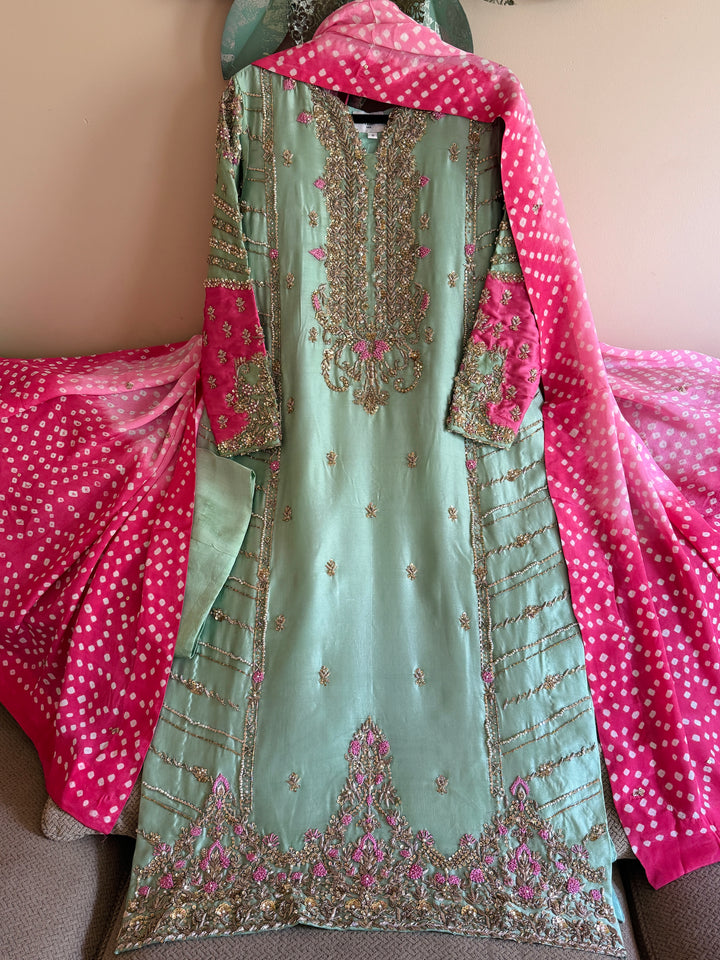 HEAVY CHUNRI WEDDING FORMAL PARTYWEAR MUSF11