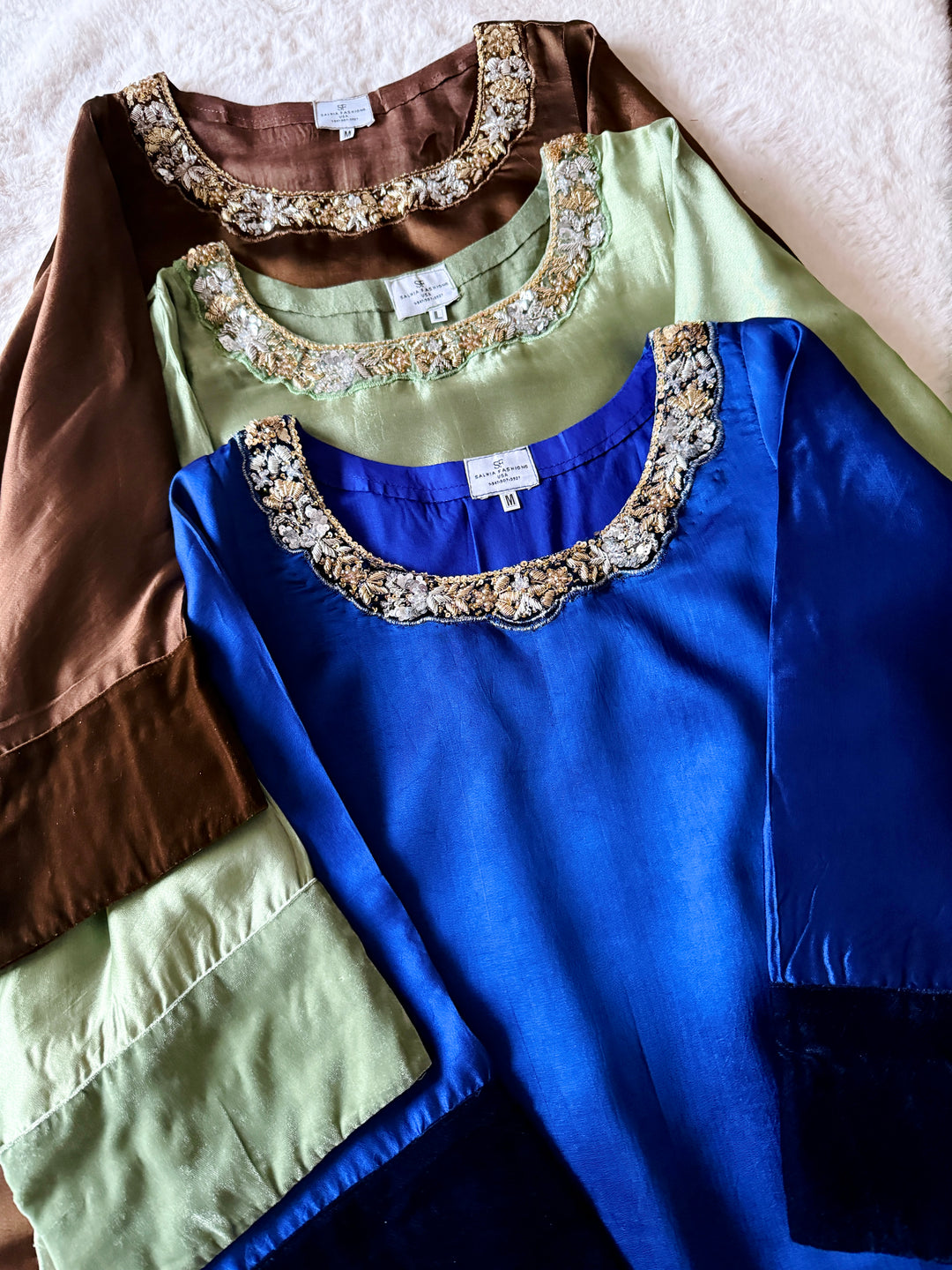 HANDWORK SHEESHA SILK PARTYWEAR SUIT CSPW04