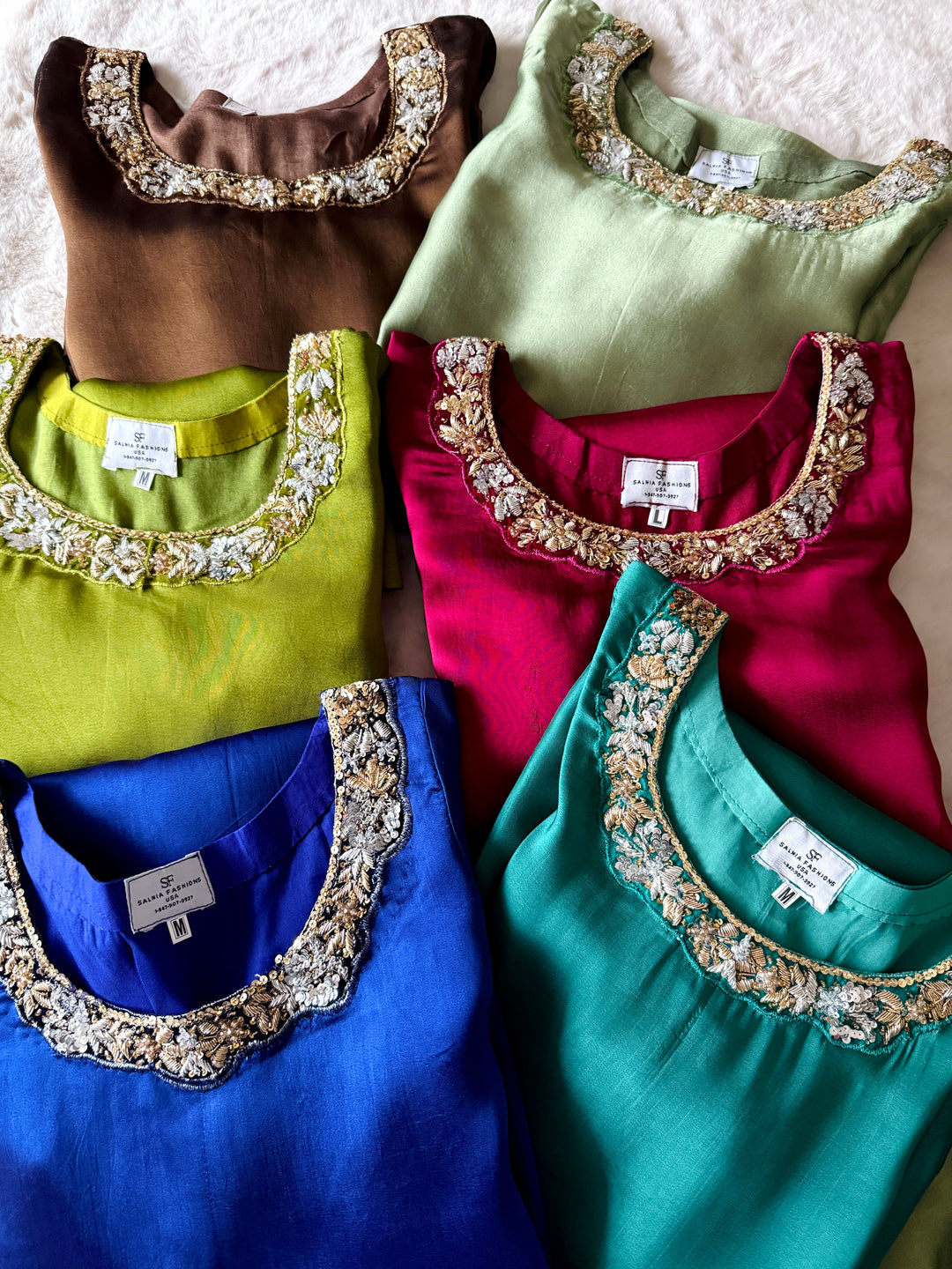 HANDWORK SHEESHA SILK PARTYWEAR SUIT CSPW04