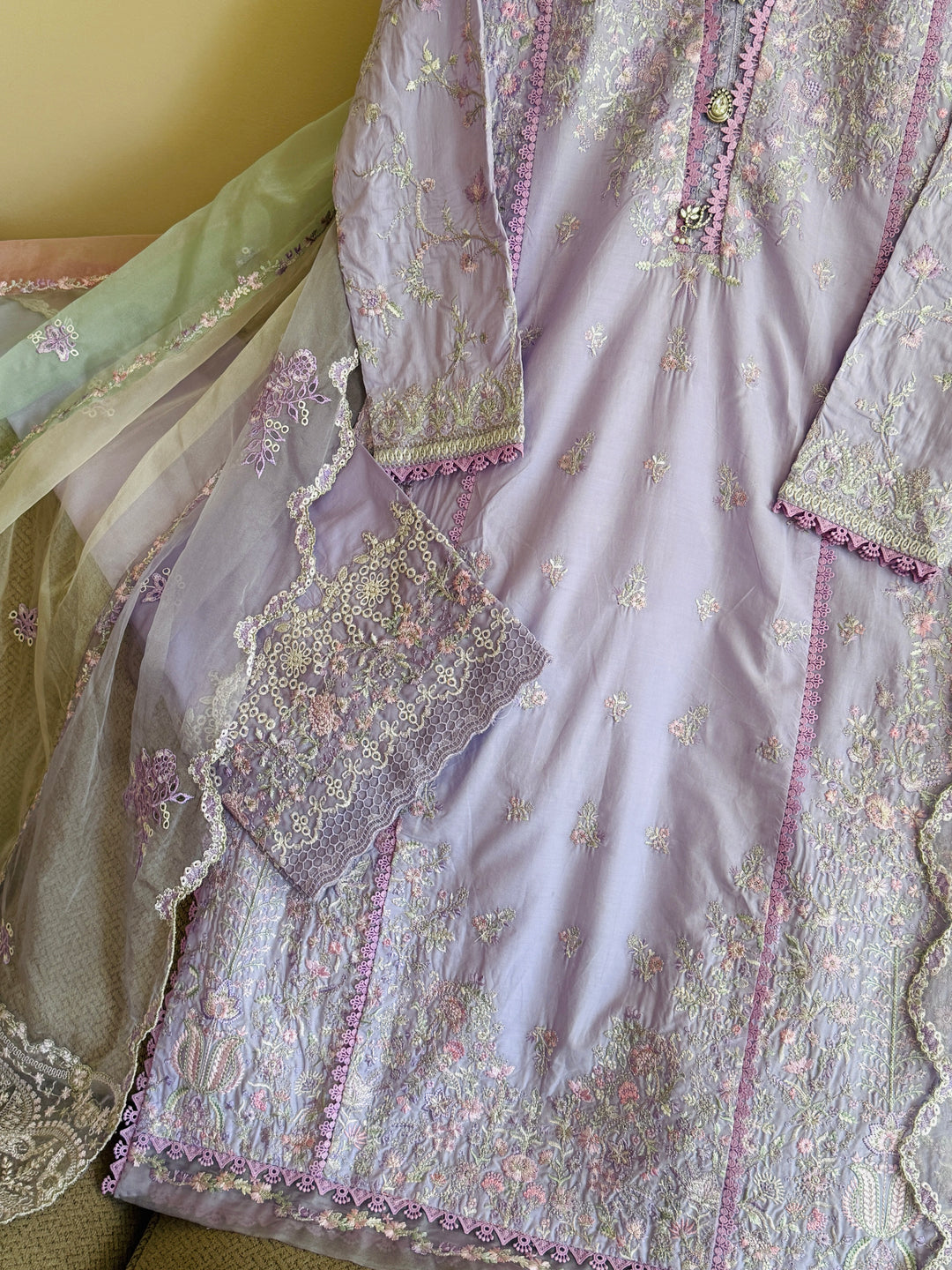 FAIZA SAQLAIN LUXURY LAWN COLLECTION AYA SUELA