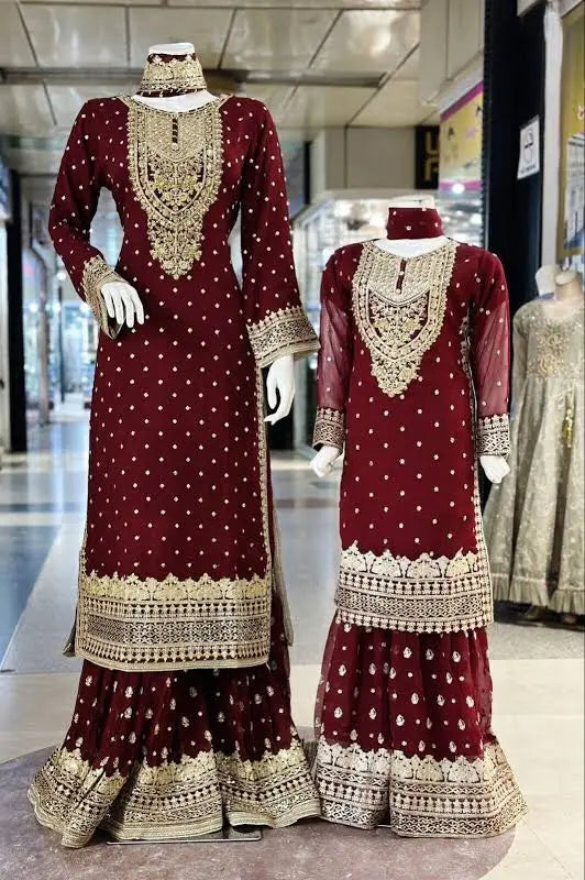 CHIFFON PARTYWEAR SUIT ALPW21