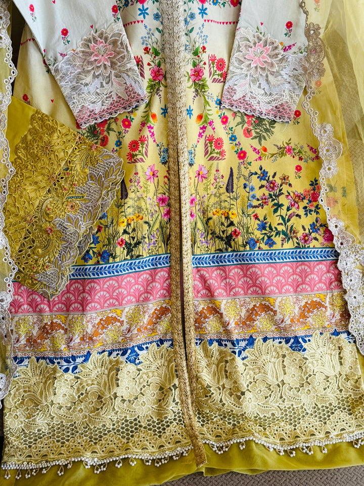 FAIZA SAQLAIN LUXURY LAWN COLLECTION AYA ARTA