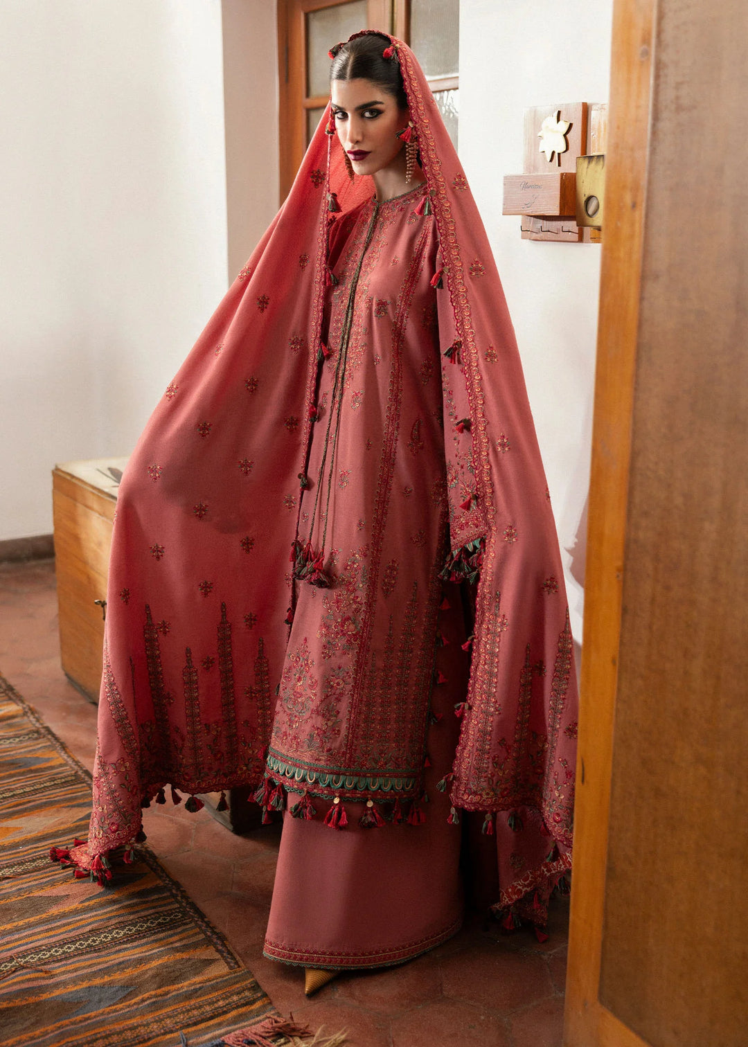 HUSSAIN REHAR WINTER COLLECTION TULLE HRSF03