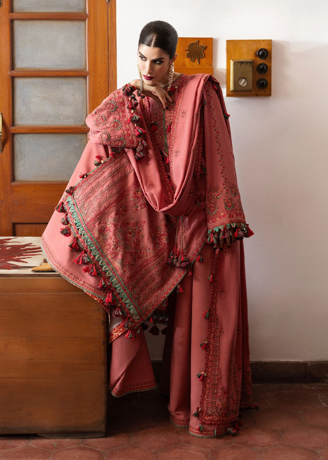 HUSSAIN REHAR WINTER COLLECTION TULLE HRSF03