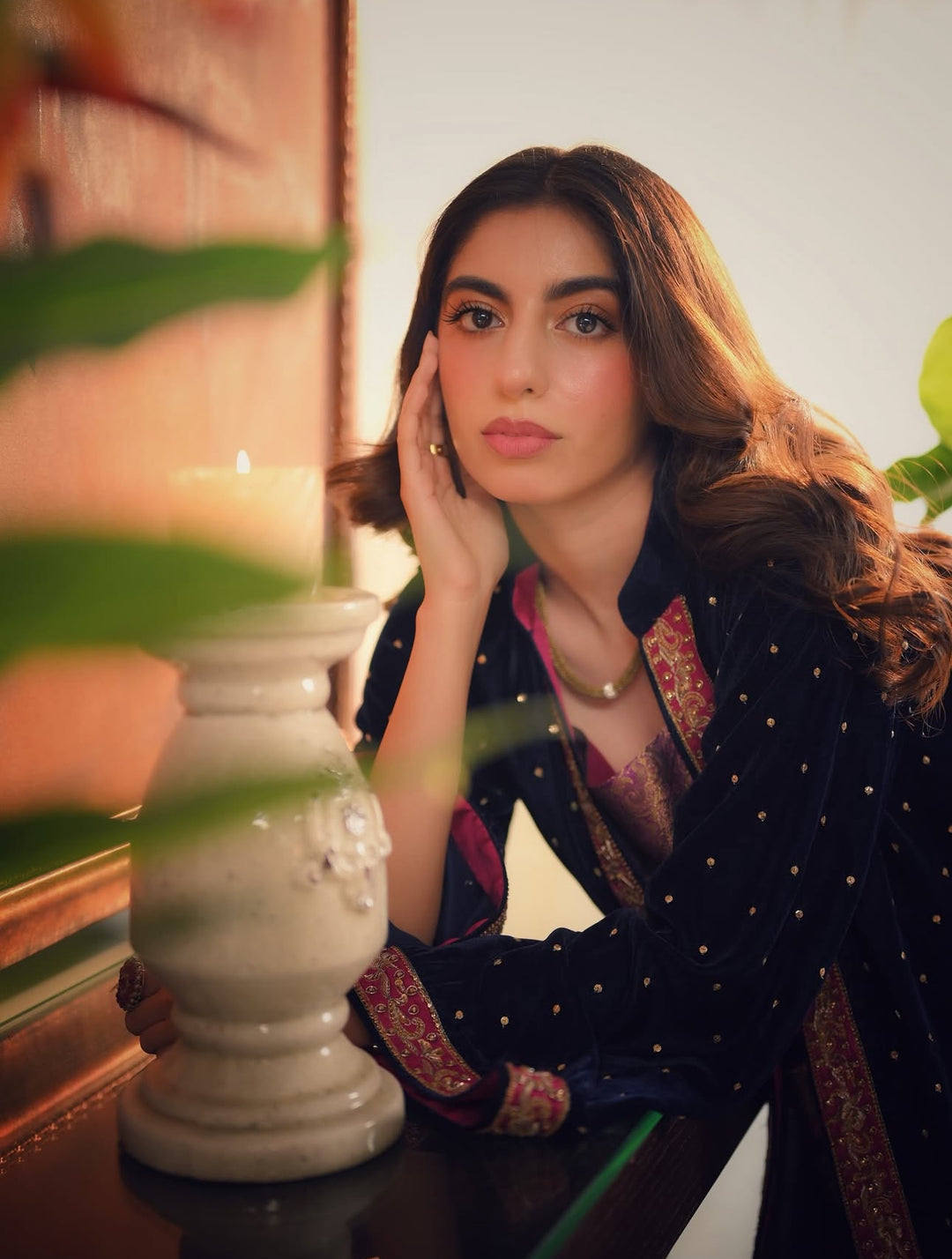 PARTYWEAR COAT STYLE BANARASI SUIT SFPW01