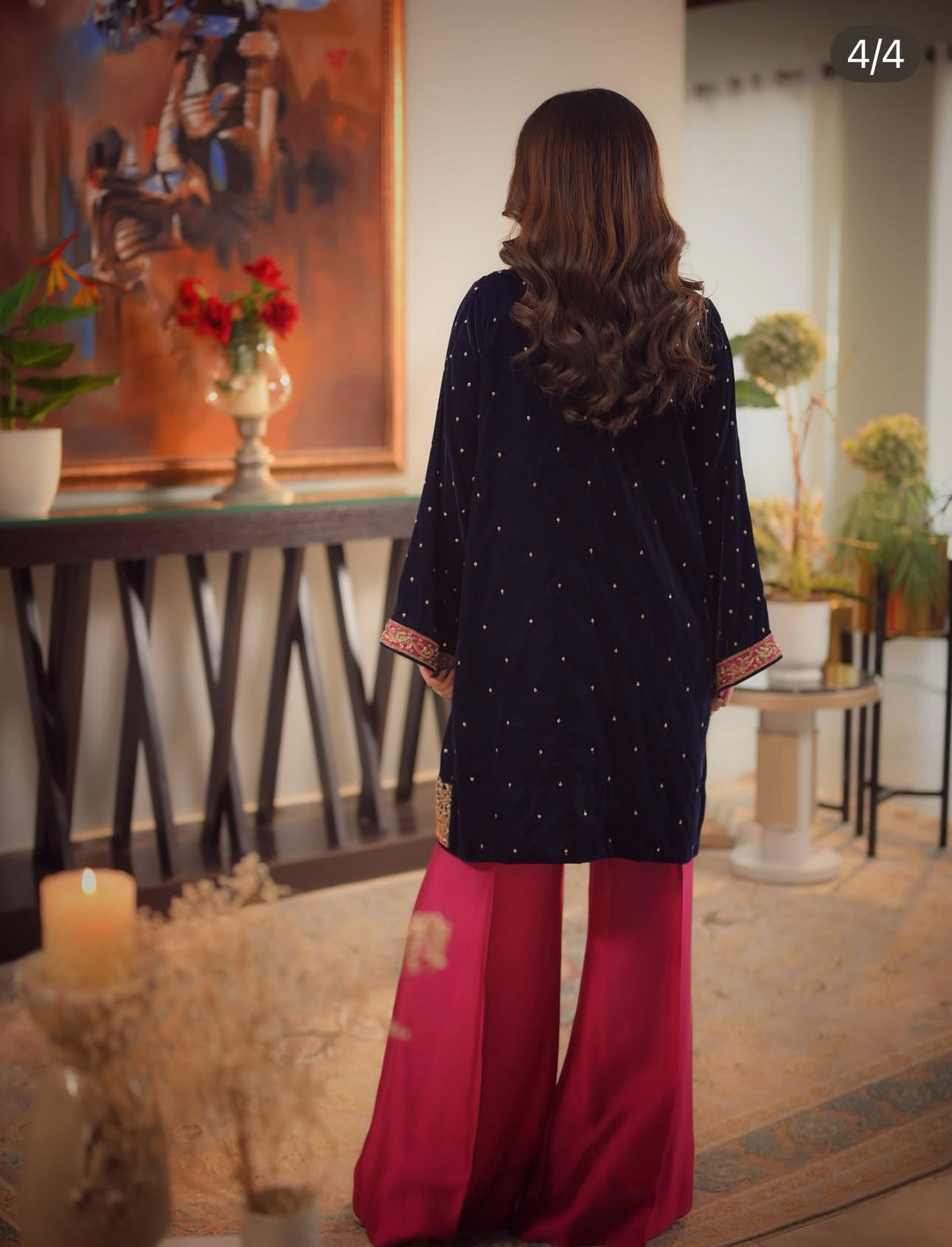 PARTYWEAR COAT STYLE BANARASI SUIT SFPW01