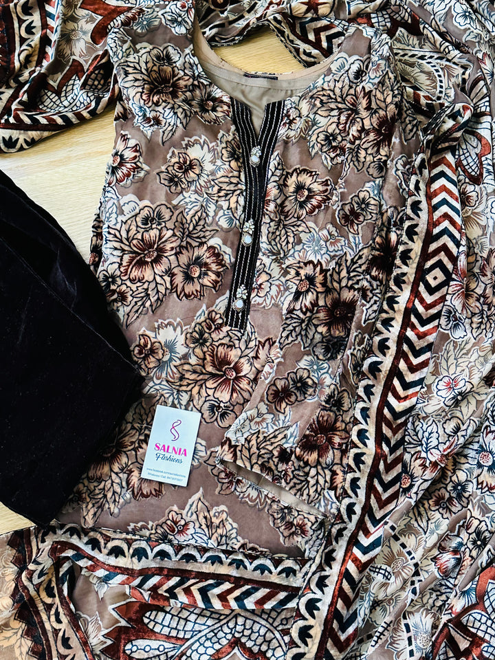 PALACHI VELVET SUIT PLSF03