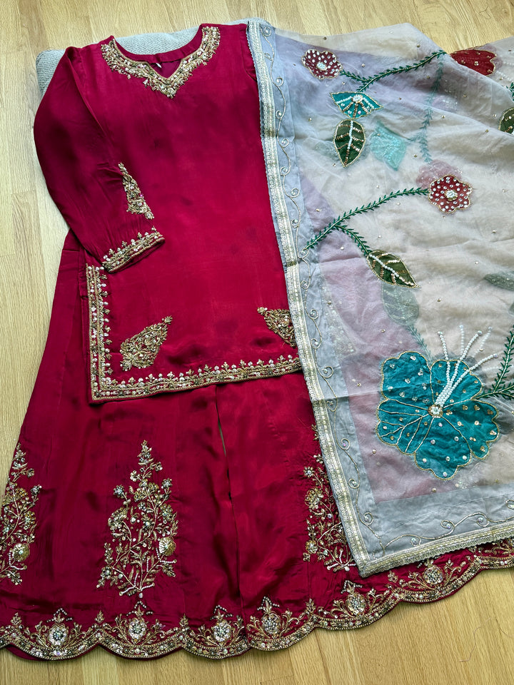 HEAVY PARTYWEAR SHARARA SET SFNQ04