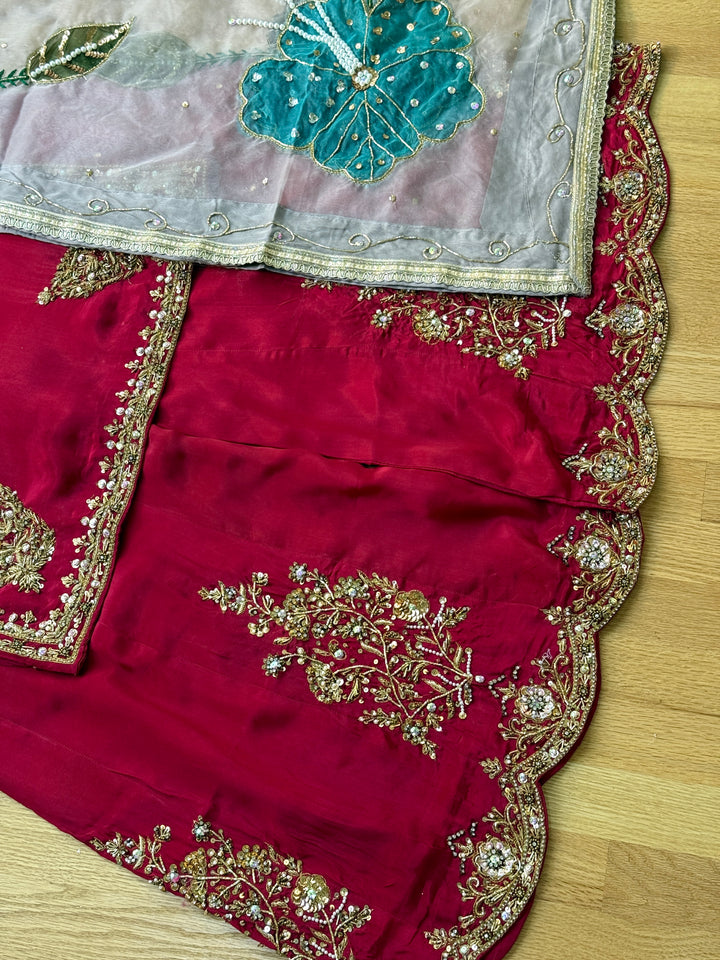 HEAVY PARTYWEAR SHARARA SET SFNQ04