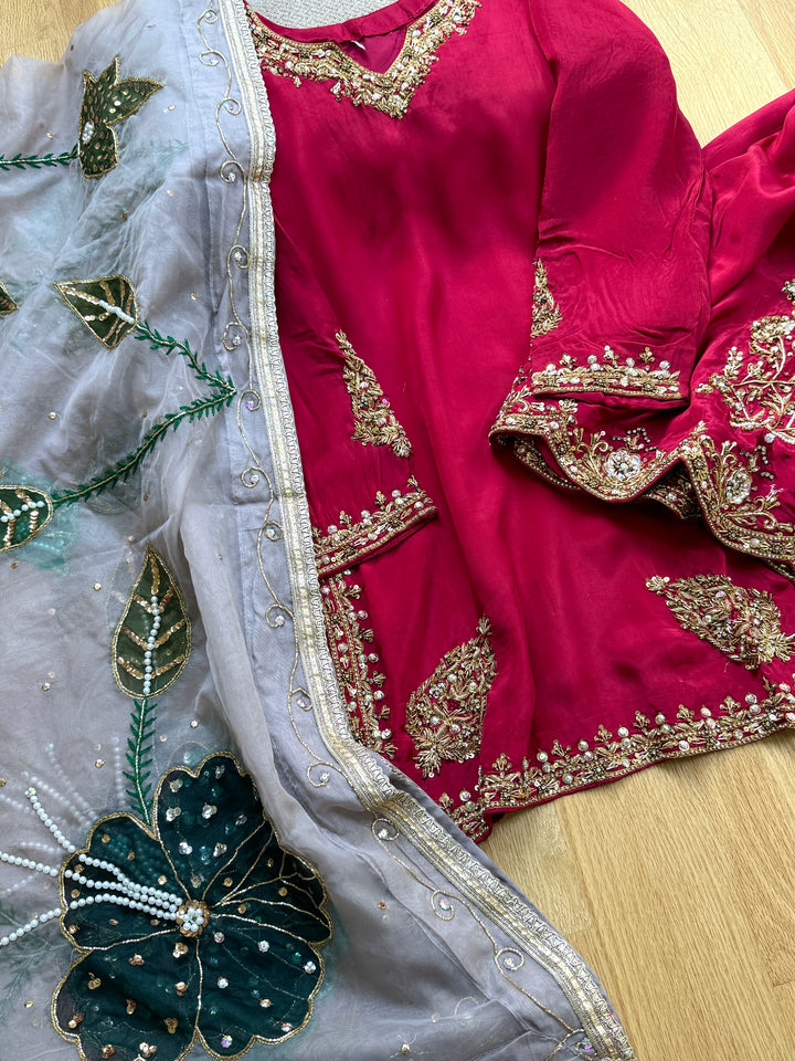 HEAVY PARTYWEAR SHARARA SET SFNQ04