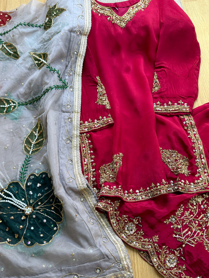 HEAVY PARTYWEAR SHARARA SET SFNQ04