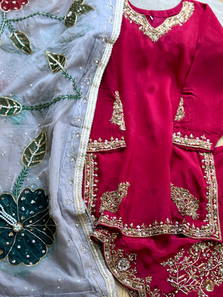 HEAVY PARTYWEAR SHARARA SET SFNQ04