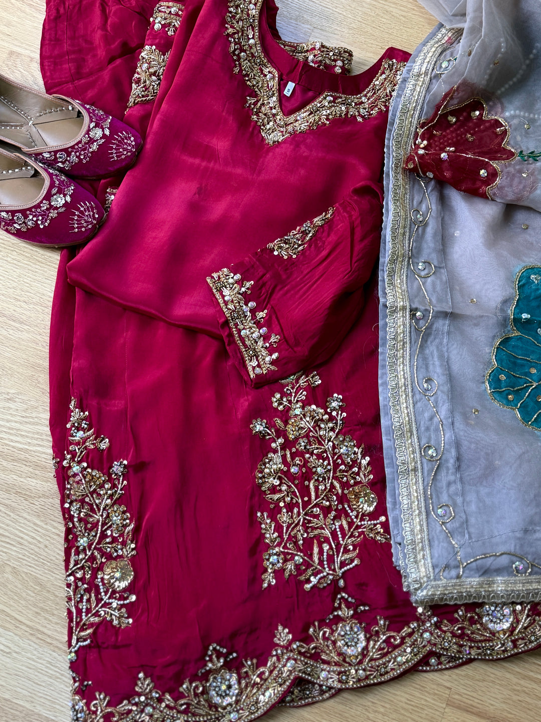 HEAVY PARTYWEAR SHARARA SET SFNQ04