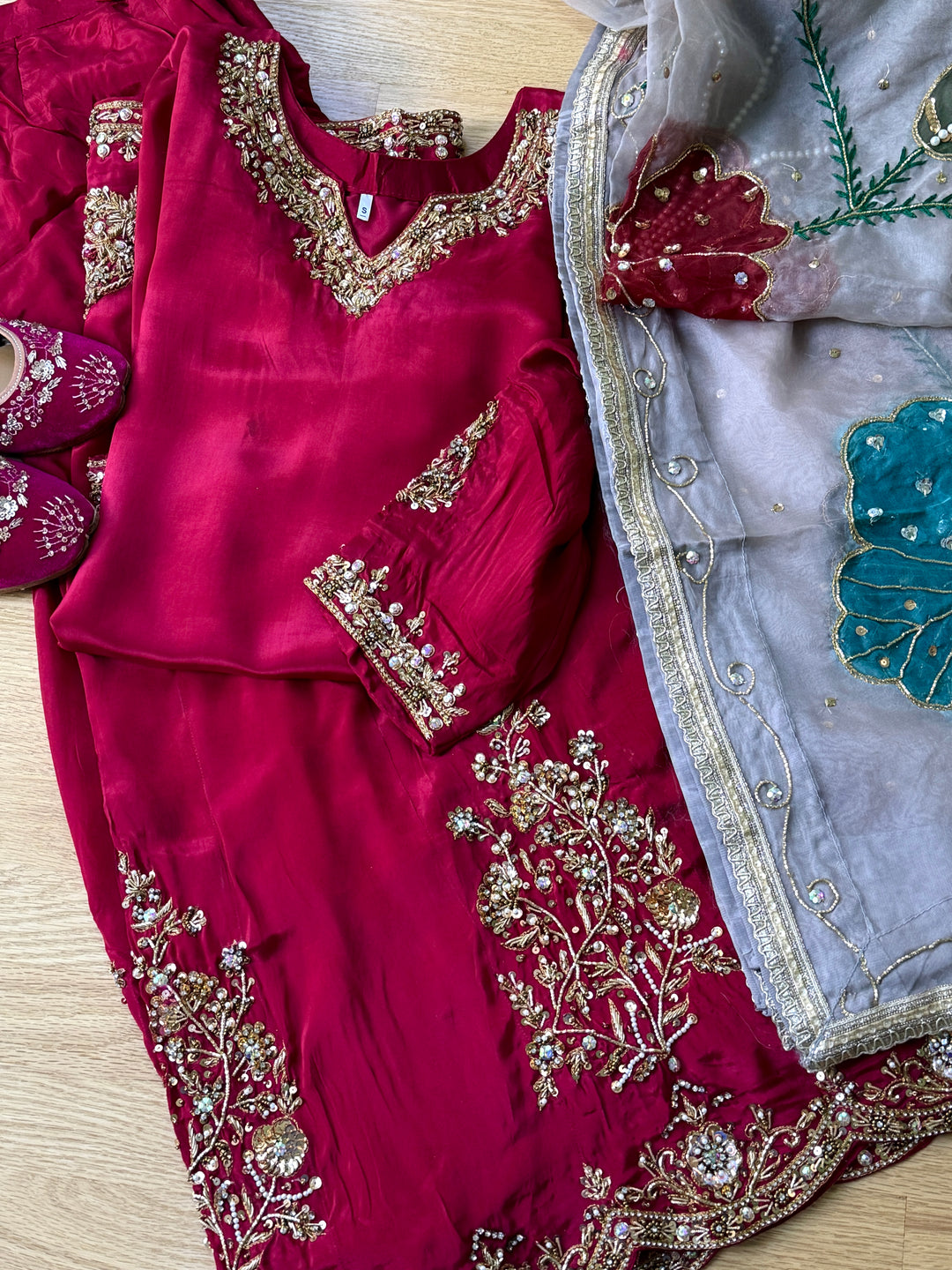 HEAVY PARTYWEAR SHARARA SET SFNQ04