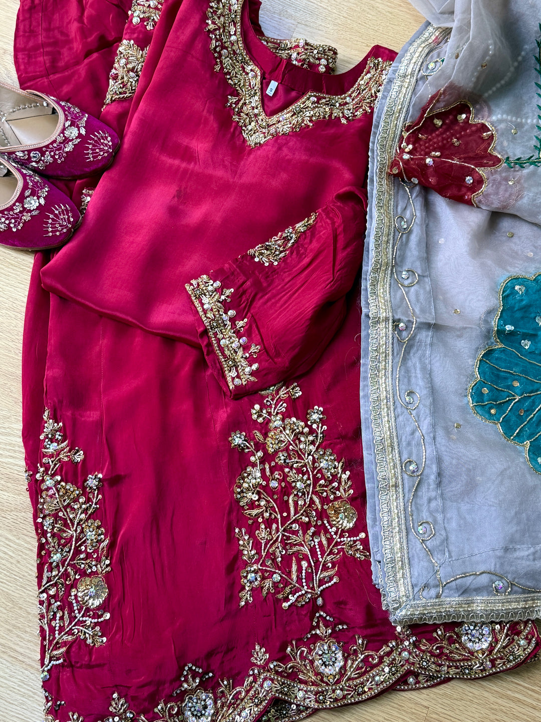 HEAVY PARTYWEAR SHARARA SET SFNQ04