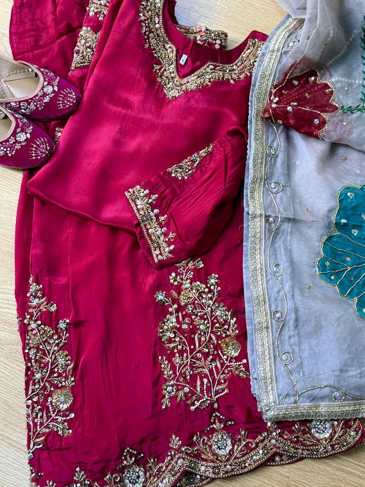 HEAVY PARTYWEAR SHARARA SET SFNQ04