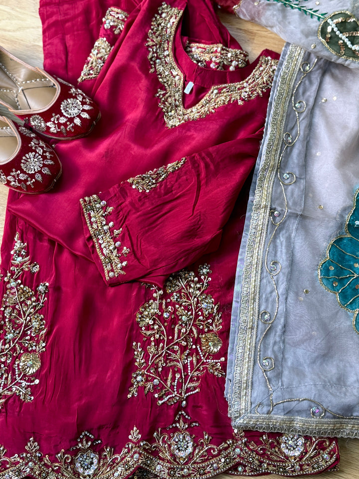 HEAVY PARTYWEAR SHARARA SET SFNQ04