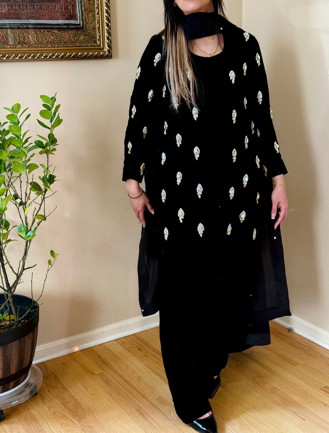 BLAZER STYLE JEWEL FARSHI SHALWAR FRSH13