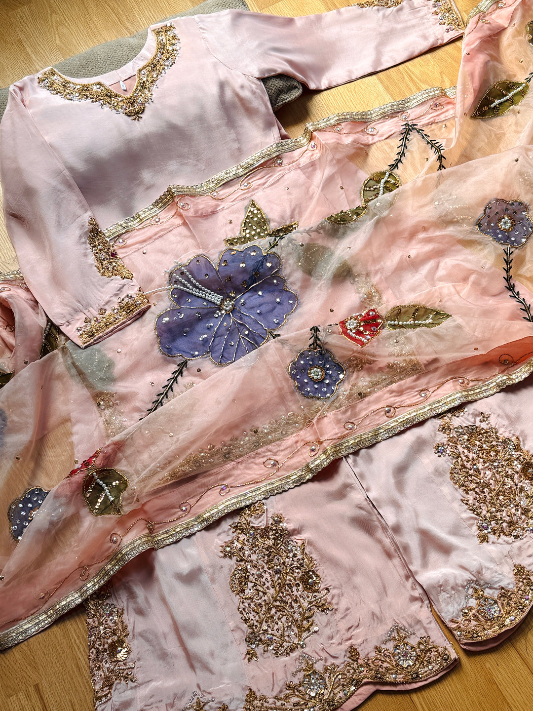 HEAVY PARTYWEAR SHARARA SET SFNQ05