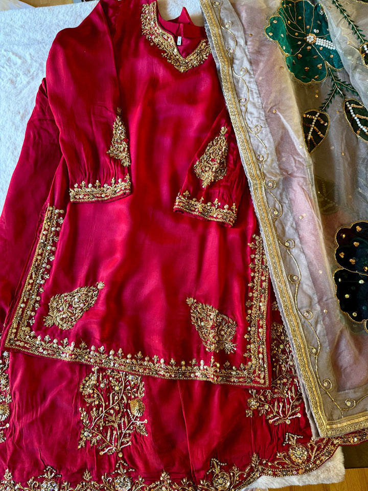 HEAVY PARTYWEAR SHARARA SET SFNQ04