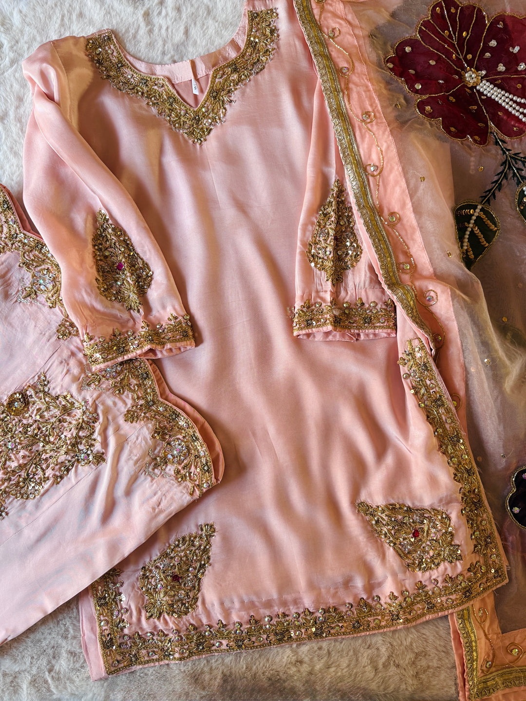 HEAVY PARTYWEAR SHARARA SET SFNQ05