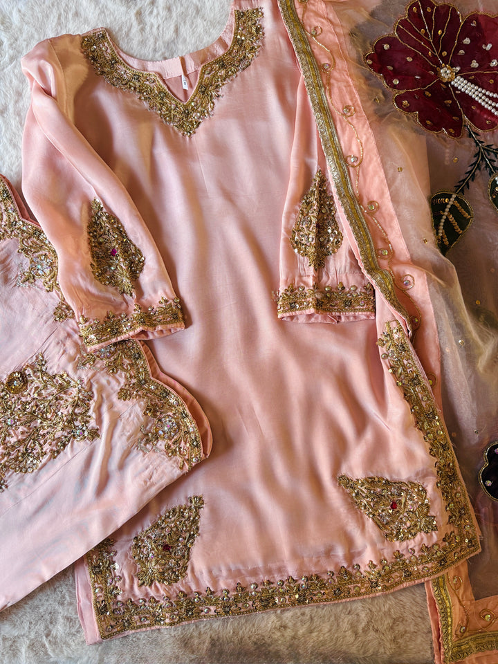 HEAVY PARTYWEAR SHARARA SET SFNQ05