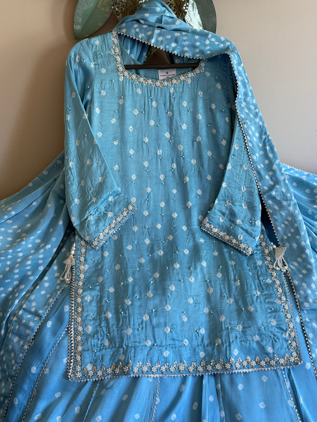 CHUNRI PURE CHARMEUSE SILK SHARARA SUIT SFSH01